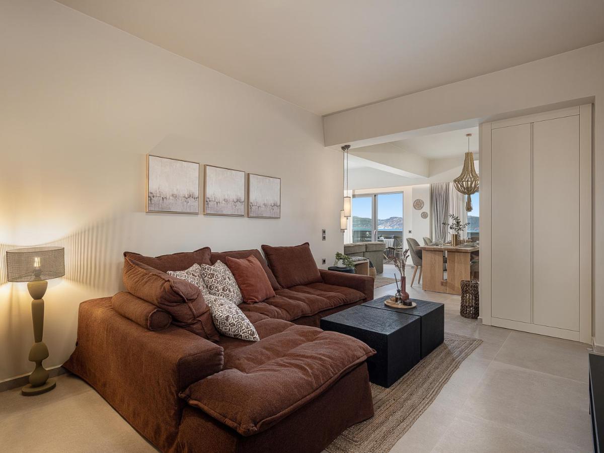 Emmanuel'S Sea View Luxury Apartment キサモス エクステリア 写真